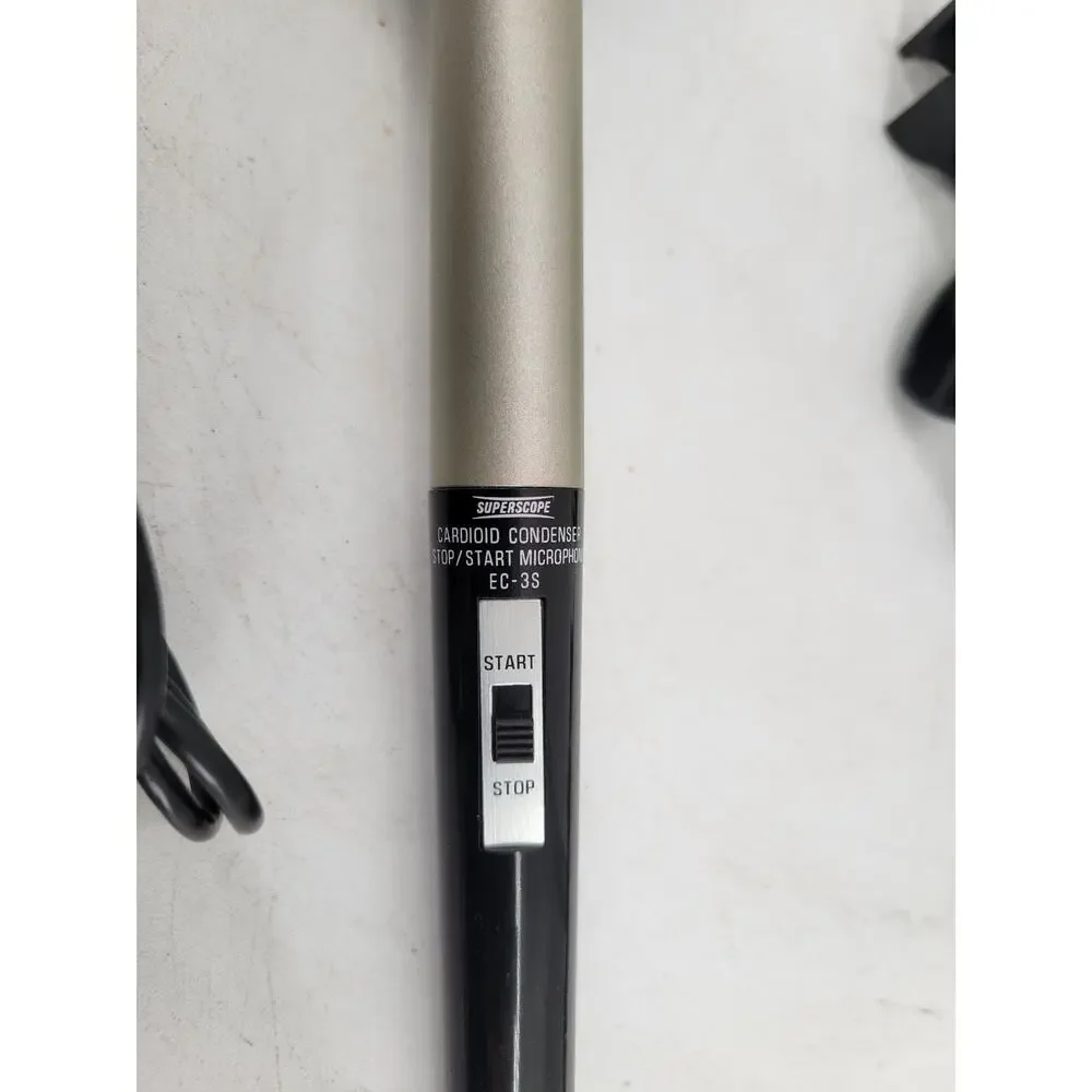 PAIR Superscope Cardioid Microphone Model EC-3S with Start-Stop